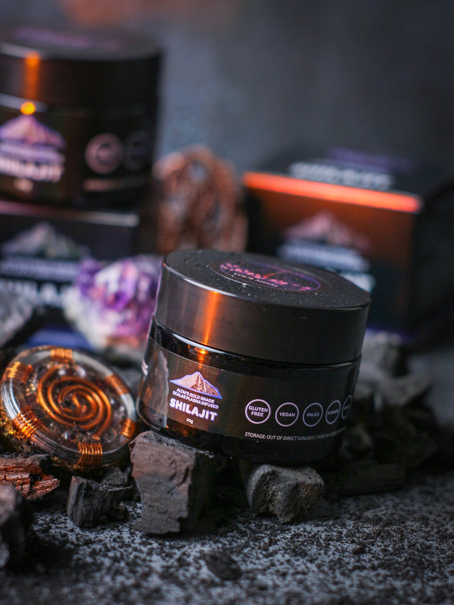 30g Altai’s Gold Grade Scalar Plasma Infused Shilajit