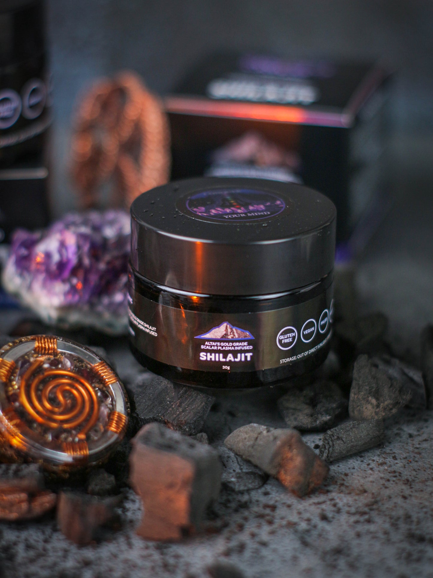 30g Altai’s Gold Grade Scalar Plasma Infused Shilajit
