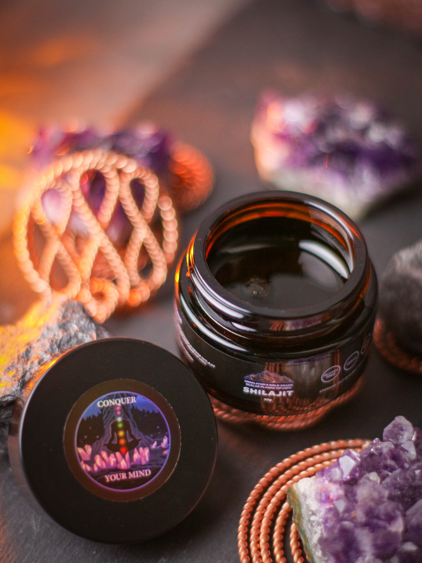 30g Himalayan’s Gold Grade Scalar Plasma Infused Shilajit