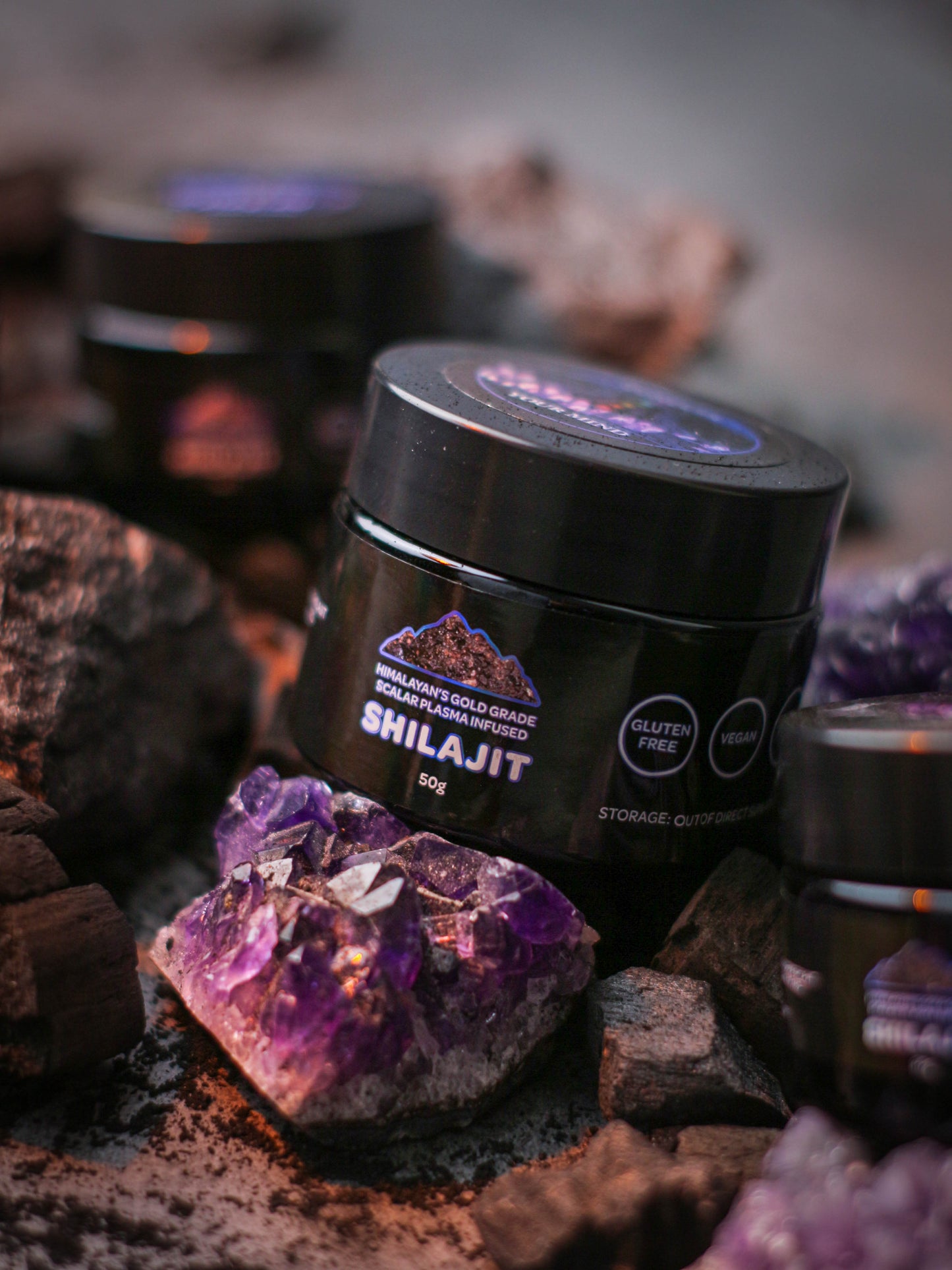 50g Himalayan’s Gold Grade Scalar Plasma Infused Shilajit