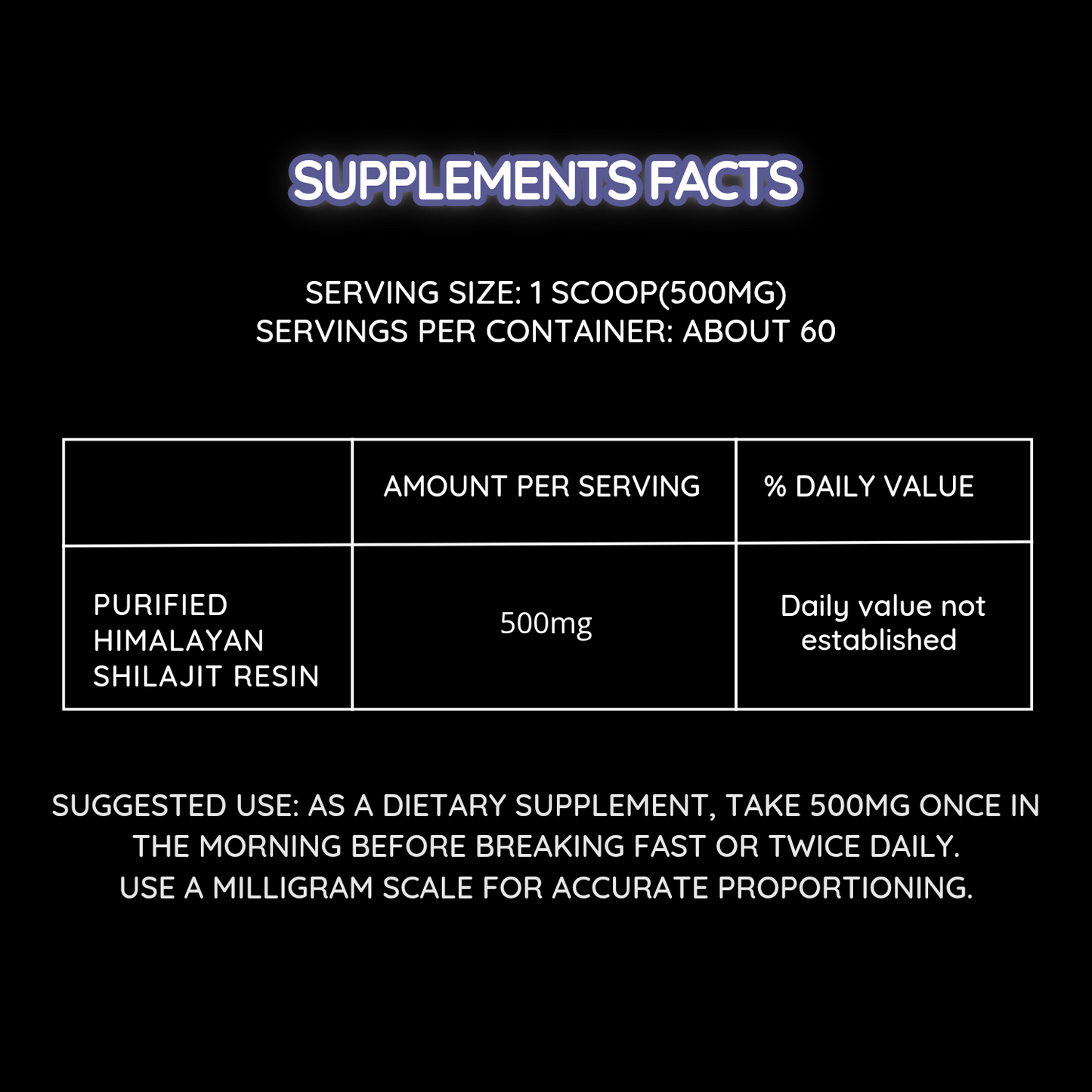 50g Himalayan’s Gold Grade Scalar Plasma Infused Shilajit