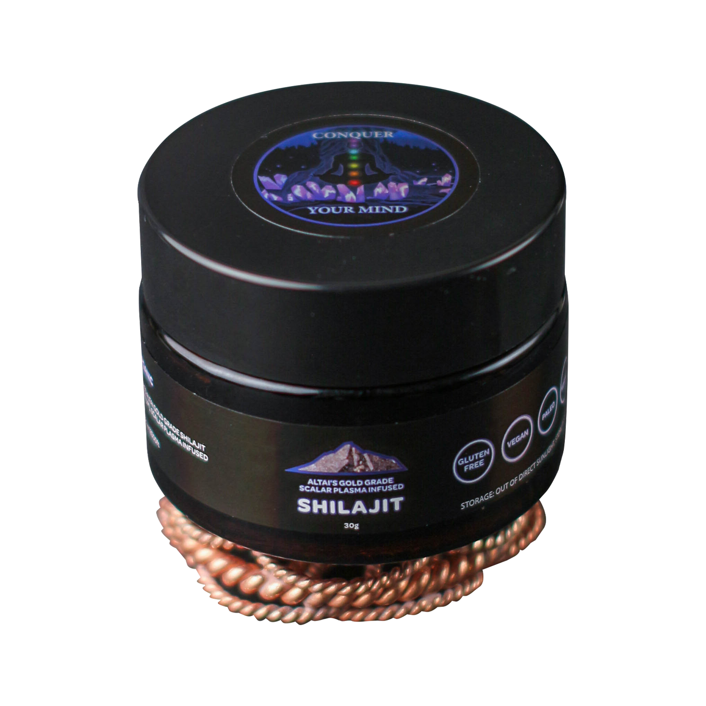 30g Altai’s Gold Grade Scalar Plasma Infused Shilajit