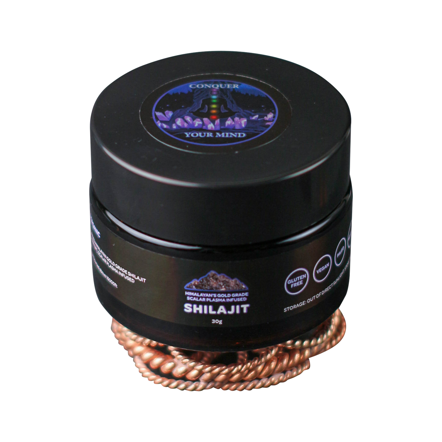 30g Himalayan’s Gold Grade Scalar Plasma Infused Shilajit