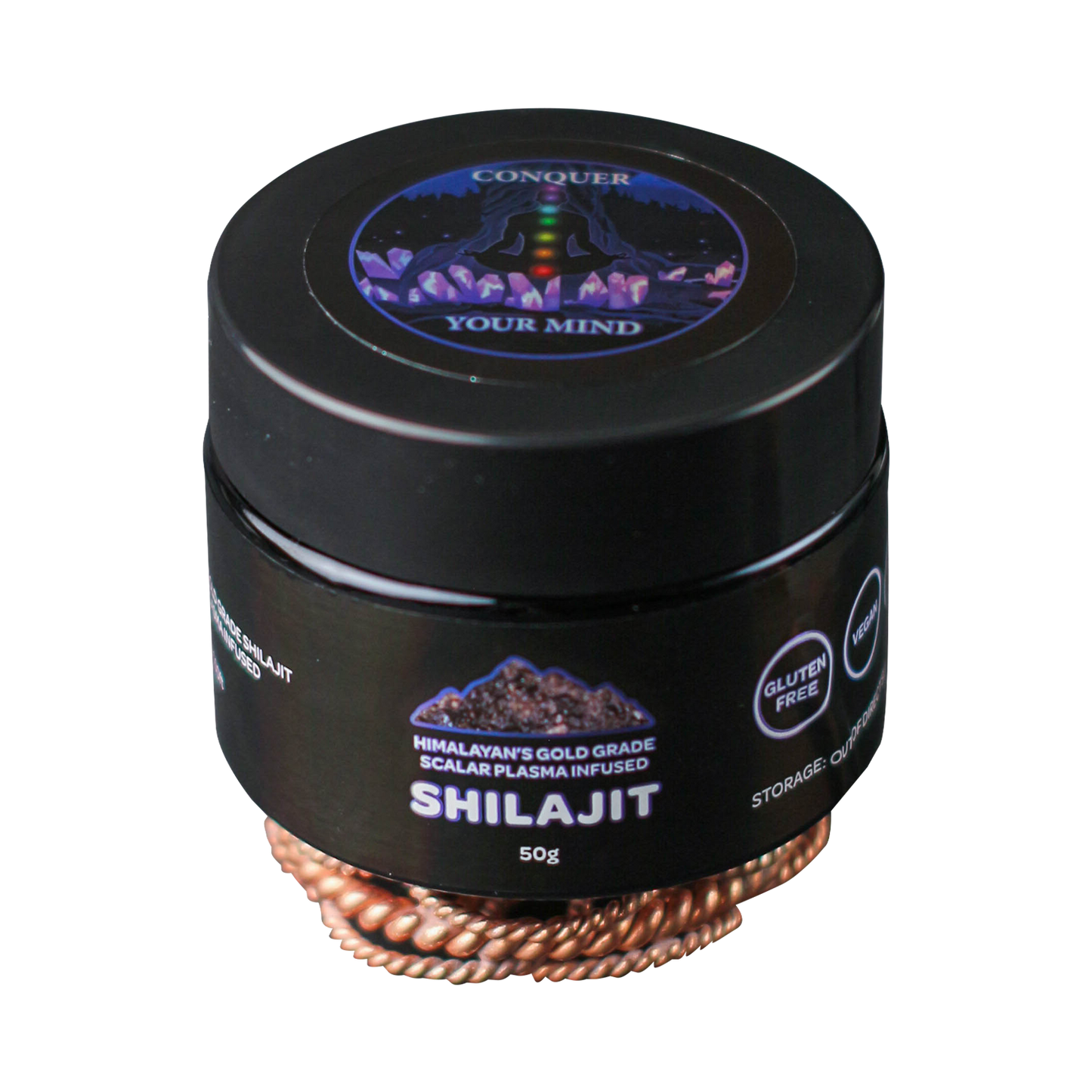 50g Himalayan’s Gold Grade Scalar Plasma Infused Shilajit